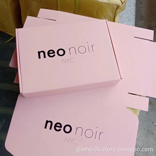 Hot Stamping Logo Black Corrugated Custom Packaging Hair Extension Box Valentines Boxes Custom Gift Package